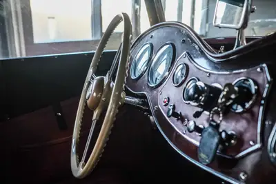 MG TD MK II 1952 — Cabriolet classique d'époque, restauration exemplaire, rarité 1/1700 — Miniature 8