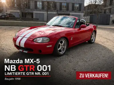 Mazda MX-5 NB GT-R Nr. 001 CH-Sondermode — Roadster légendaire, édition spéciale suisse — vista esterna
