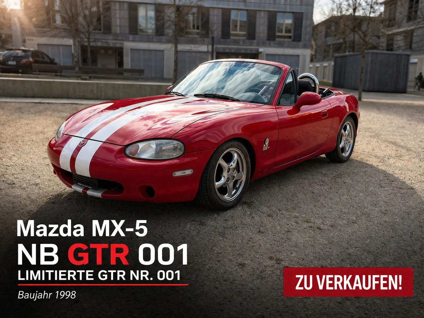 Mazda MX-5 NB GT-R Nr. 001 CH-Sondermode — Roadster légendaire, édition spéciale suisse — vista esterna
