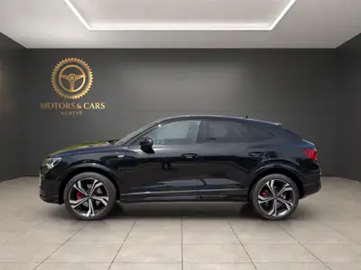 Audi Q3 Sportback 45TFSI S line — Hybride léger, 38'000 km, toit ouvrant panoramique — Seitenansicht