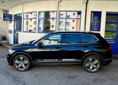 VW Tiguan Allspace 2.0 TSI Highline 4Motion — 7 places, toit panoramique, SUV familial éprouvé — arrière