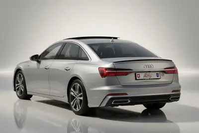 Audi A6 Limousine 50 TDI Sport quattro — Diesel hybride, 118'000 km, S-Line complet — Heckansicht