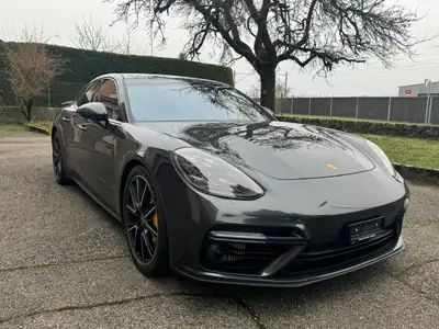 Porsche Panamera Turbo S E-Hybrid — Berline sportive hybride rechargeable, 12 160 km seulement — vista esterna