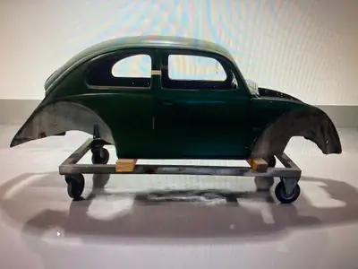 VW Käfer 1951 — L'icône automobile allemande, moteur d'époque authentique — Seitenansicht