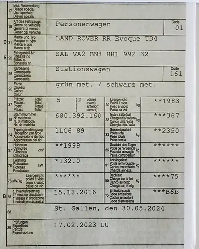 Land Rover Range Rover Evoque 2.0 TD4 — SUV compact diesel, traction intégrale, entretien soigné — Miniature 14