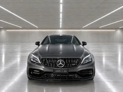 Mercedes-Benz C 63 AMG — Coupé haute performance, 476 ch, garantie incluse — side view