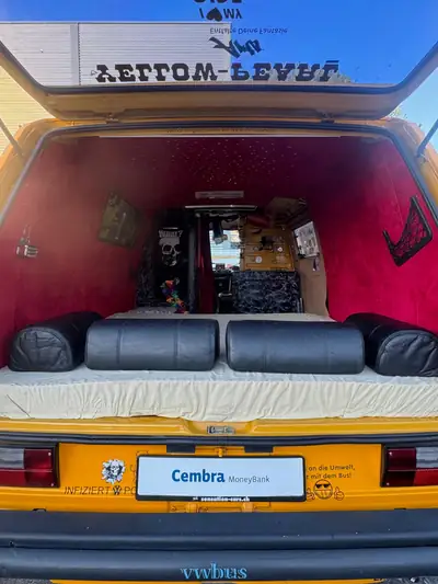VW T3 Camper Yellow-Pearl — Classique culte des années 1980, diesel économique — Thumbnail 21