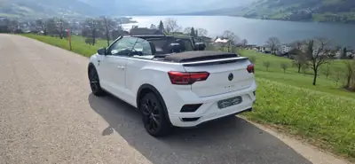 VW T-Roc Cabriolet R-Line Black&White — Décapotable compacte, 190 ch dynamique — fianco