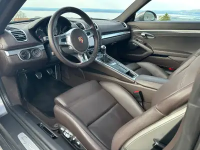Porsche 718 Cayman S 3.4 — Coupé sportif d'exception, état impeccable et garantie Approved — tableau de bord