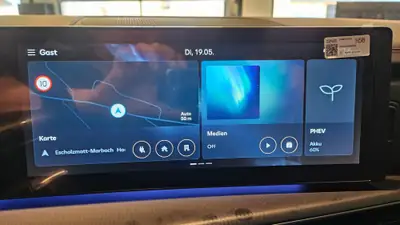 Hyundai Santa Fe 1.6 T-GDi PHEV Calligraphy — SUV 7 places hybride rechargeable, quasi neuf — Miniatura 26