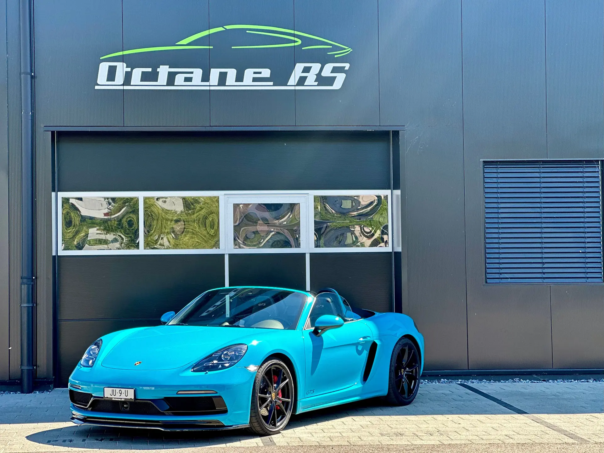 Porsche 718 Boxster GTS 2.5 PDK — Cabriolet sportif Miami Blue, 65'000 km