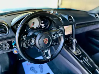 Porsche 718 Boxster GTS 2.5 PDK — Cabriolet sportif Miami Blue, 65'000 km — Miniature 16
