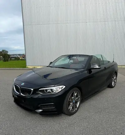 BMW M235i Cabriolet — Roadster sportif 2016, 326 ch et faible kilométrage — côté