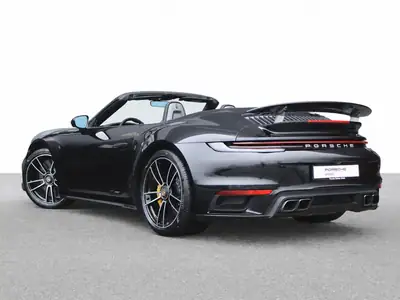 Porsche 911 Turbo S Cabriolet — 650 ch, toiture électrique, affaire rare — côté