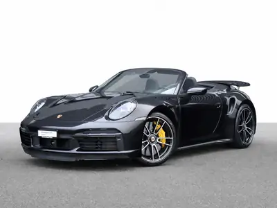 Porsche 911 Turbo S Cabriolet — 650 ch, toiture électrique, affaire rare — vue extérieure