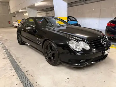 Mercedes-Benz SL 55 AMG — Cabriolet légendaire V8 500 ch, histoire sportive garantie — dashboard