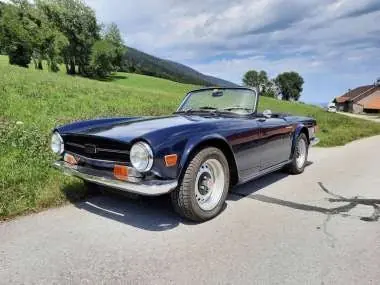 Triumph TR6 1969 — Roadster britannique d'époque, authentique et rarissime — Außenansicht