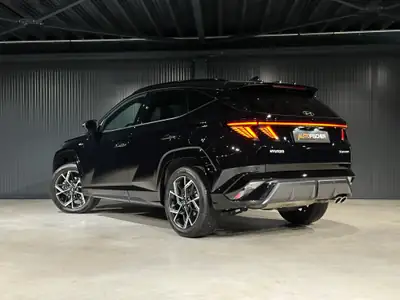 Hyundai Tucson 1.6 TGDI AWD N-Line — SUV hybride 48V, traction intégrale et 6800 km — side view