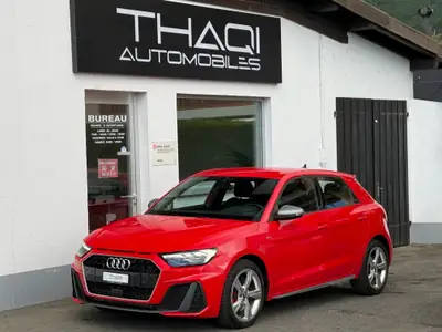 Audi A1 Sportback 40 TFSI S Line — Rouge métallisé, 200 ch, état impeccable — détail