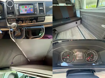 VW T6 2.0 TDI 150 Ocean Liberty — Camping-car fiable, moteur révisé, prêt à l'aventure — Miniature 13