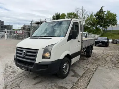 VW Crafter 35 2.5 BlueTDI 136 PS — Châssis-cabine robuste, pont basculant, sans sinistre — Seitenansicht