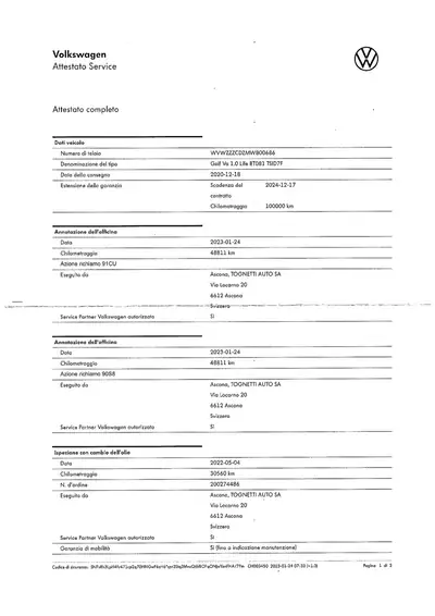 VW Golf 1.0 eTSI Life DSG — Break économique, motorisation innovante, entretien récent — Miniatura 19