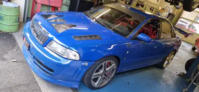 Audi S4 B5 R — Berline sportive préparée piste, 572 ch, exemplaire rare — Außenansicht