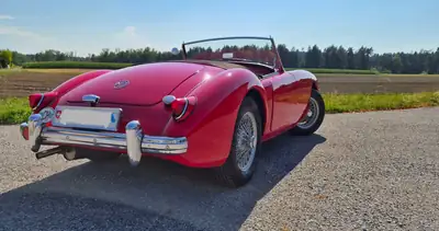 MG MGA 1500 Roadster 1957 — Cabriolet britannique mythique, État impeccable — Seitenansicht