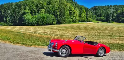 MG MGA 1500 Roadster 1957 — Cabriolet britannique mythique, État impeccable — Innenraum
