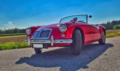 MG MGA 1500 Roadster 1957 — Cabriolet britannique mythique, État impeccable — Detail