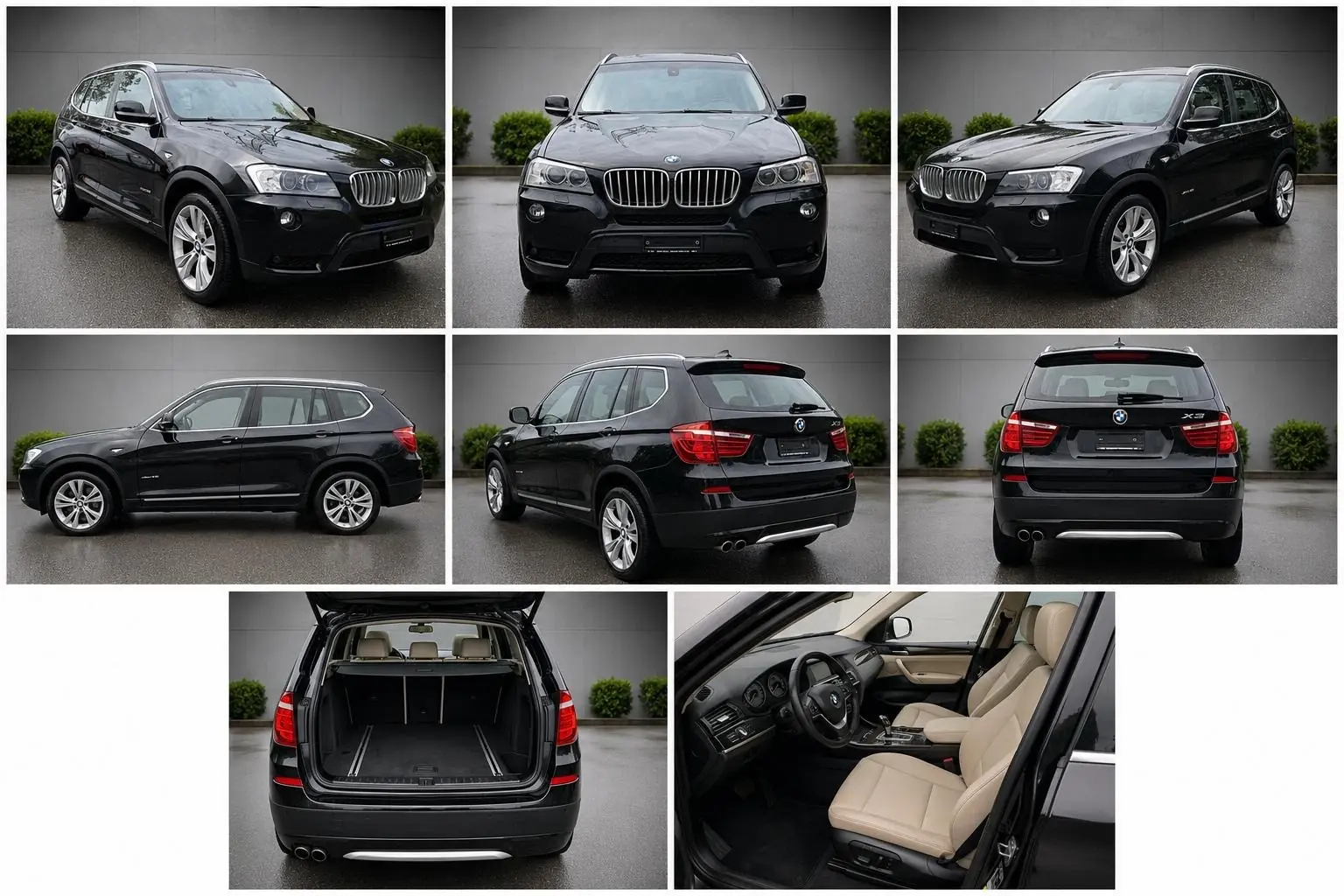 BMW X3 35i xDrive 2011 — SUV sportif 306 ch, entretien complet — Außenansicht