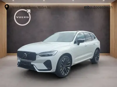 Volvo XC60 2.0 T6 TE Ultra Dark eAWD — Hybride rechargeable premium, 25 km seulement — vue extérieure