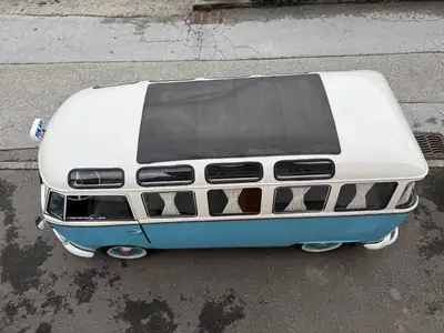 VW T1 Combi Split 1968 — Légende automobile, seul 43'000 km, sans sinistre — interni