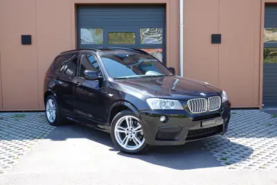 BMW X3 xDrive 30d Pack M — SUV diesel performant, cuir et jantes 19 pouces — vue extérieure