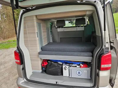 VW T5 2.0 TDI 140 Comfortline DSG California — Aménagé premium, 89 200 km, sans sinistre — Miniatur 10