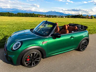 MINI Cabrio 2.0i John Cooper Works — Cabriolet sportif 231 ch, état impeccable — vista esterna