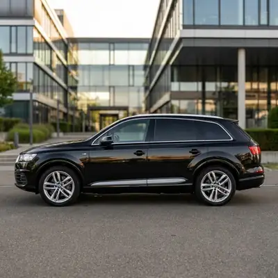 Audi Q7 3.0 V6 TDI 272 quattro — SUV 7 places premium, 120'000 km, sans sinistre — Heckansicht