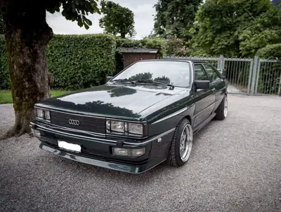 Audi Coupé Quattro 10V Turbo Urquattro 1987 — Légende sportive allemande, 200 ch authentiques — vue extérieure