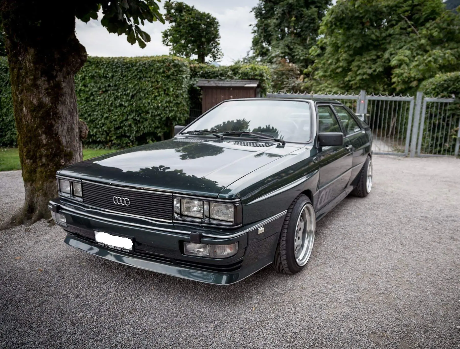 Audi Coupé Quattro 10V Turbo Urquattro 1987 — Légende sportive allemande, 200 ch authentiques — vue extérieure