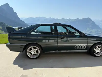 Audi Coupé Quattro 10V Turbo Urquattro 1987 — Légende sportive allemande, 200 ch authentiques — détail