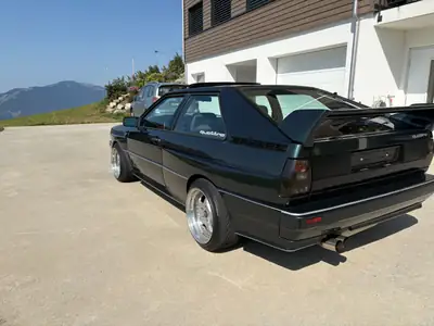 Audi Coupé Quattro 10V Turbo Urquattro 1987 — Légende sportive allemande, 200 ch authentiques — tableau de bord