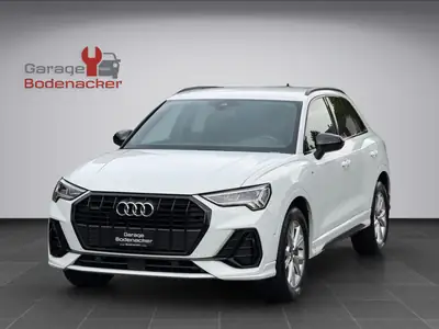 Audi Q3 35 TDI S line quattro — SUV compact diesel performant, 75'850 km, garantie — side view