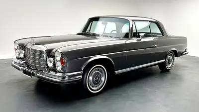 Mercedes-Benz 280 SE Coupé 1970 — Légende S-Klasse, 200 ch, histoire garantie — vue extérieure