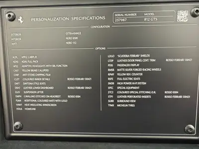 Ferrari 812 GTS 2020 — Le cabriolet V12 ultime, 7300 km seulement — Miniatur 8