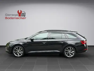 Škoda Superb Combi 2.0 TDi SportLine+ 4x4 — Monospace diesel robuste, 126 000 km, traction intégrale — rear view