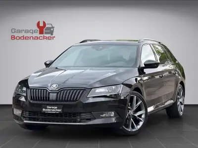 Škoda Superb Combi 2.0 TDi SportLine+ 4x4 — Monospace diesel robuste, 126 000 km, traction intégrale — exterior view