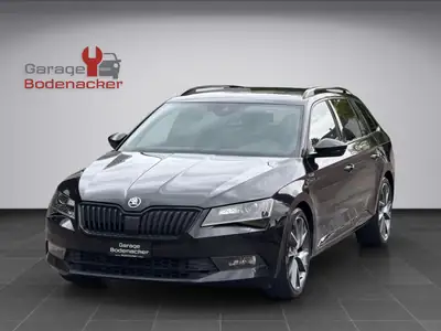 Škoda Superb Combi 2.0 TDi SportLine+ 4x4 — Monospace diesel robuste, 126 000 km, traction intégrale — side view
