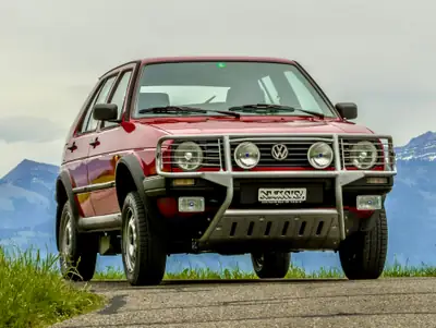VW Golf 1.8 Syncro Country 1990 — Restauration complète 2024, état usine — vue extérieure