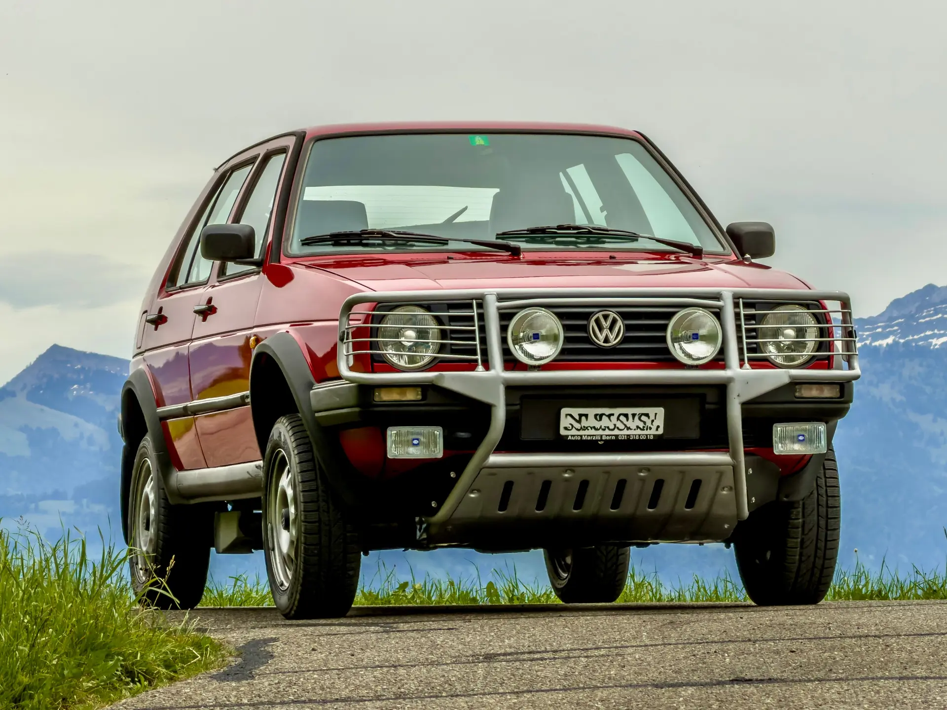 VW Golf 1.8 Syncro Country 1990 — Restauration complète 2024, état usine — vue extérieure