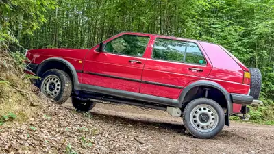VW Golf 1.8 Syncro Country 1990 — Restauration complète 2024, état usine — détail
